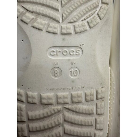 Crocs Classic Tie dye Graphic Slide Women's 8 Mens 10 Sandal Slip On Shoes - Picture 11 of 11